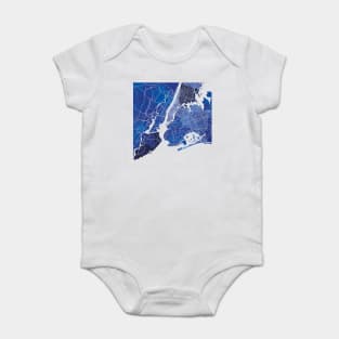 New York City Map Baby Bodysuit